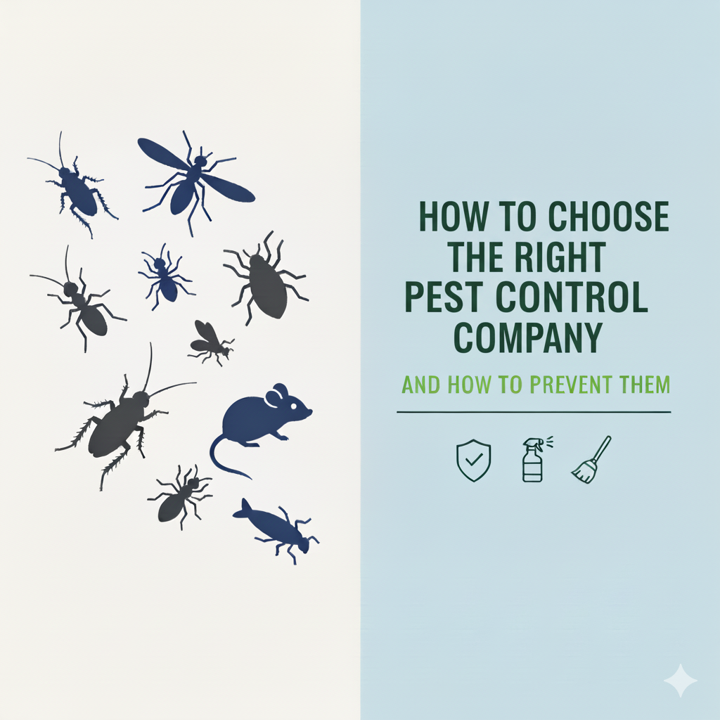 How to Choose the Right Pest Control Company