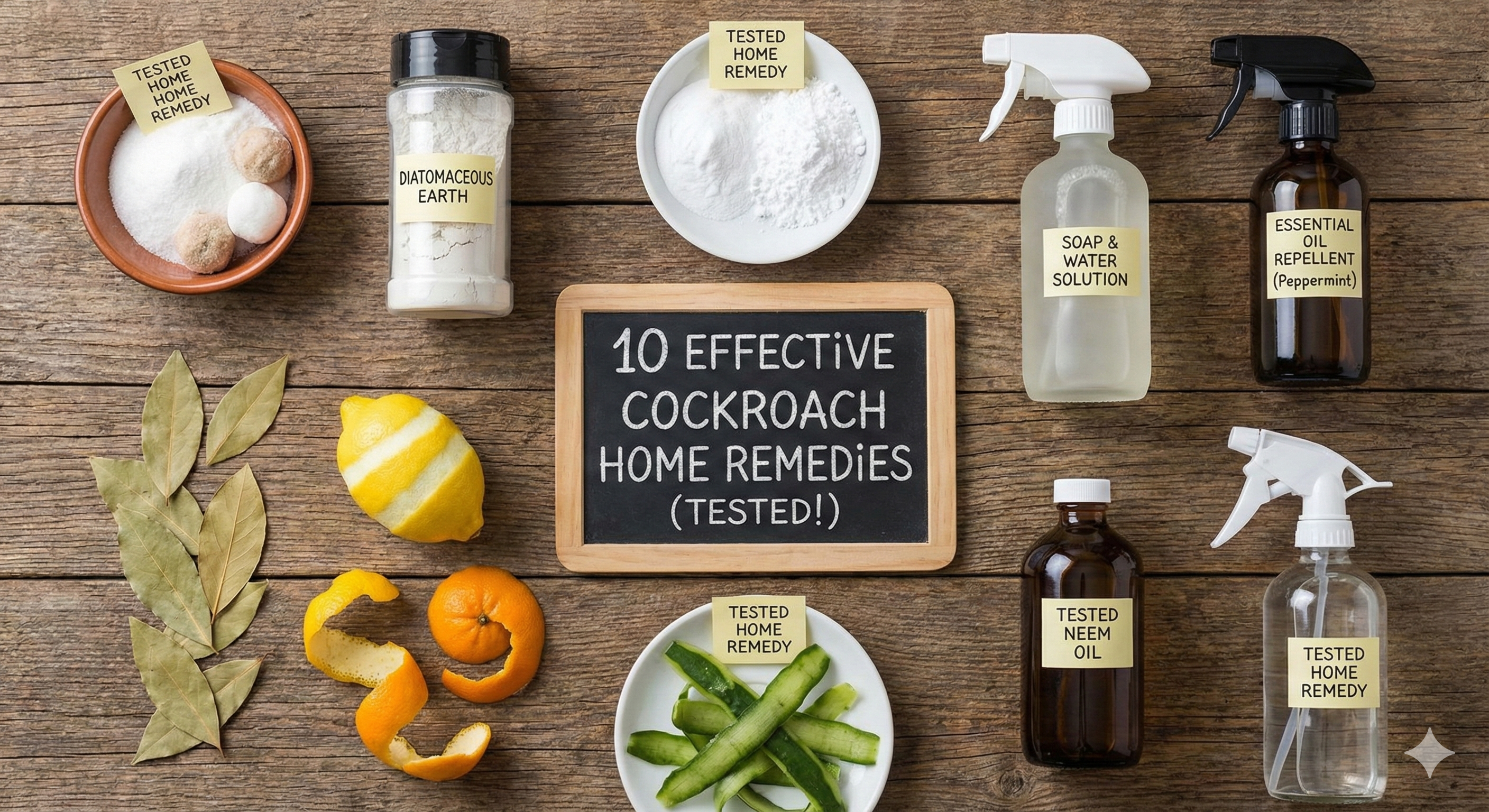 10 Home Remedies for Cockroach Control That Actually Work