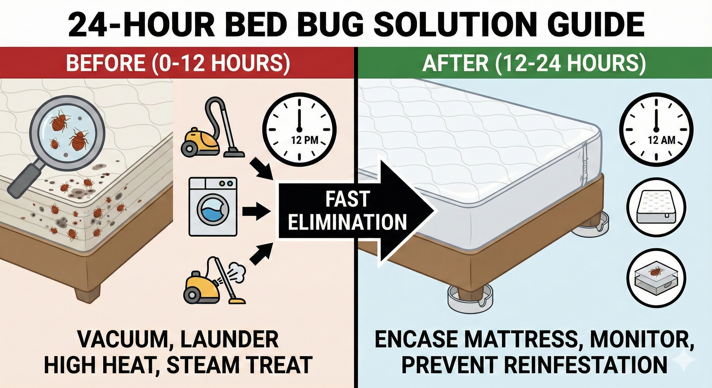 How to Get Rid of Bed Bugs Fast  24 Hour Solution Guide